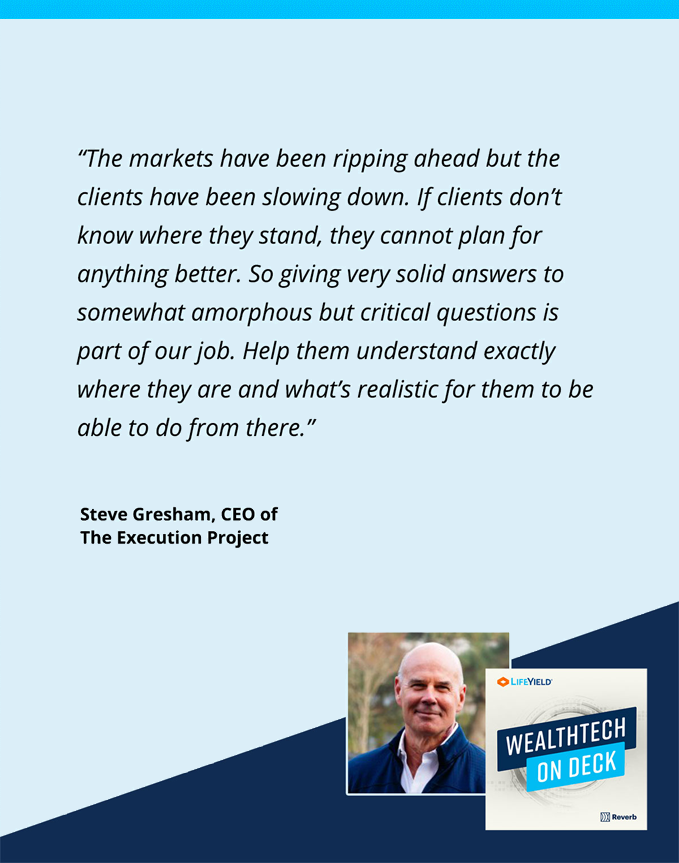 Wealthtech on deck podcast with Steve Gresham