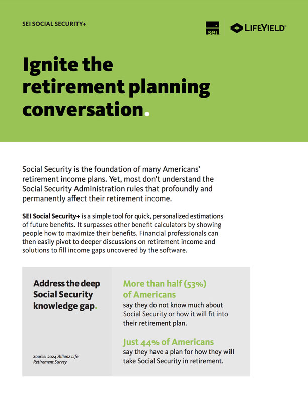 social security plus one-pager