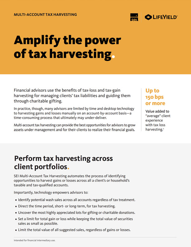 tax harvesting one-pager