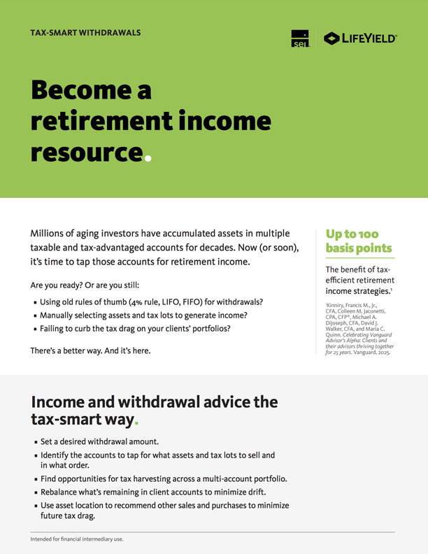 tax-smart withdrawals one-pager
