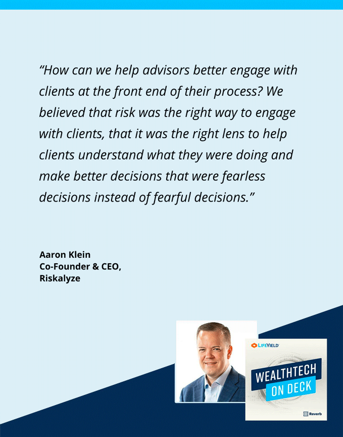 wealthtech on deck podcast aaron klein