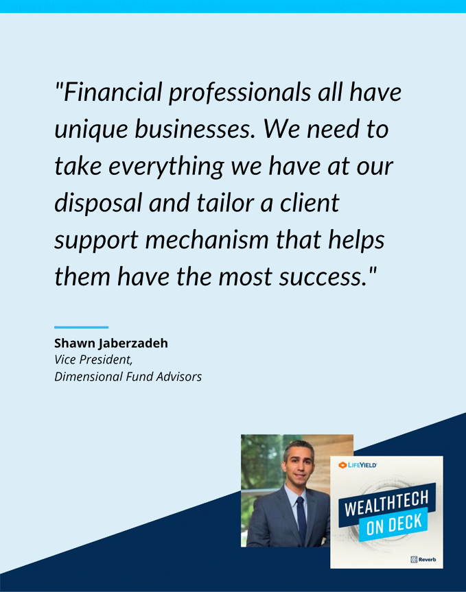 wealthtech on deck podcast - Shawn Jaberzadeh