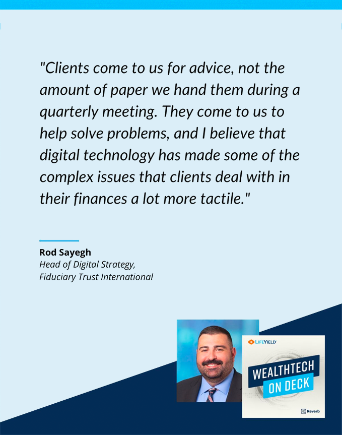 wealthtech on deck podcast - Rod Sayegh