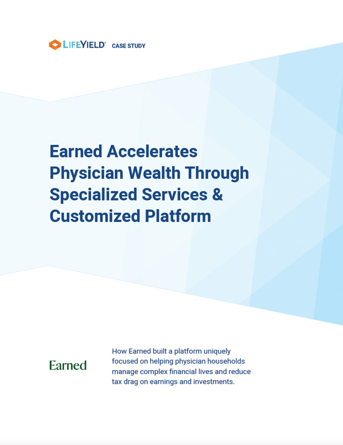screenshot of first page of Earned case study