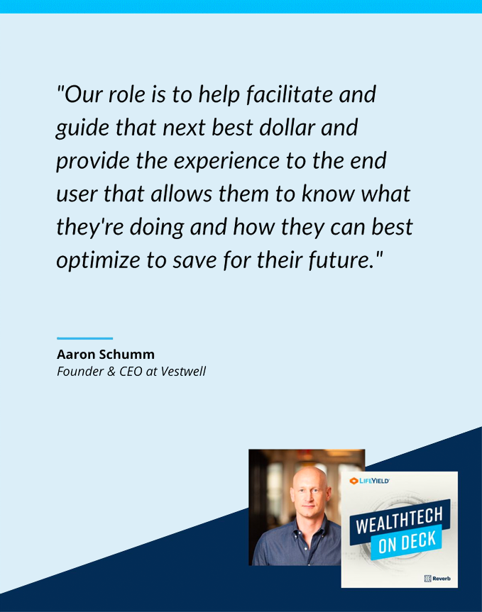 wealthtech on deck podcast - Aaron Schumm