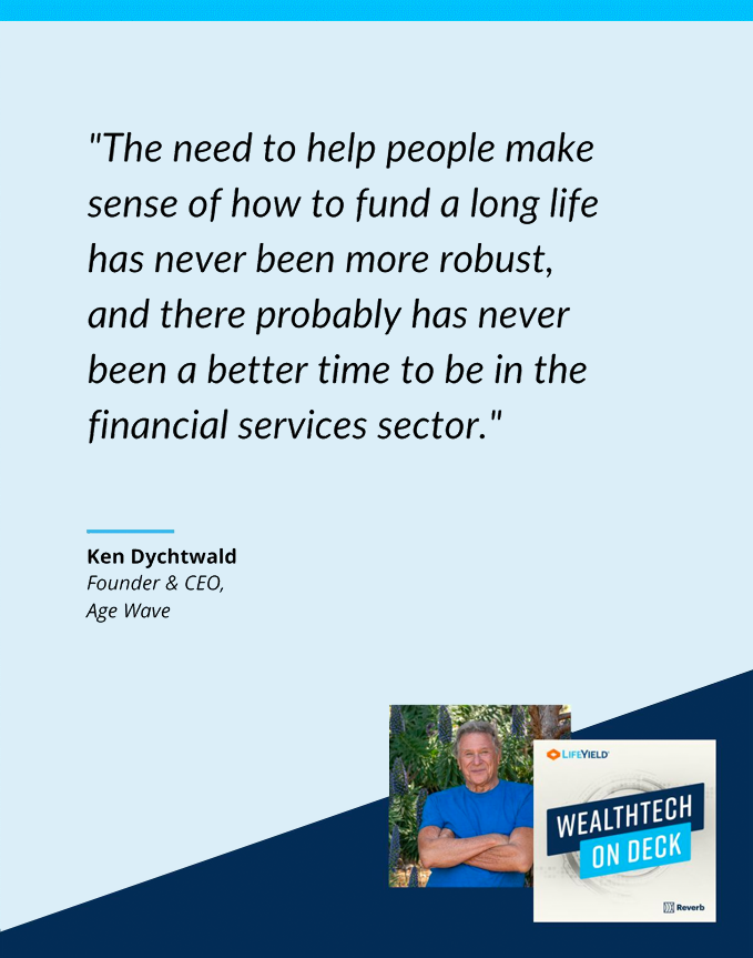 wealthtech on deck podcast - Ken Dychtwald