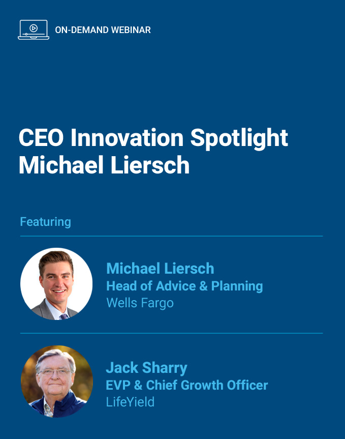CEO Innovation Spotlight with Michael Liersch webinar - images of Michael Liersch and Jack Sharry