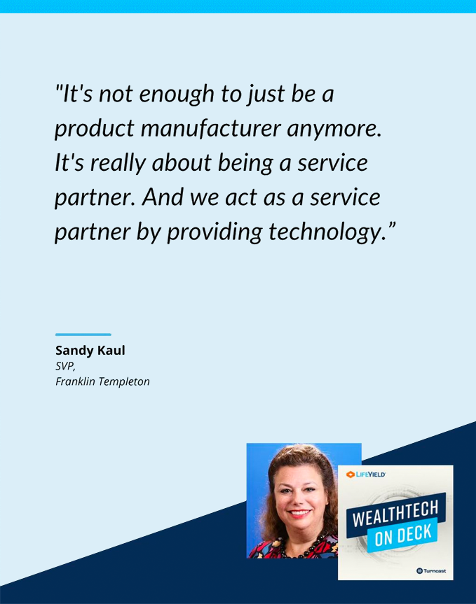 wealthtech on deck podcast - Sandy Kaul