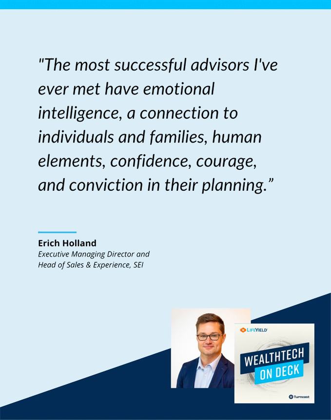 wealthtech on deck podcast - Erich Holland