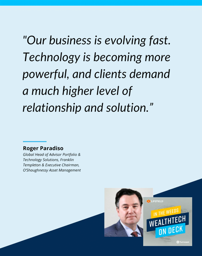 wealthtech on deck podcast - Roger Paradiso